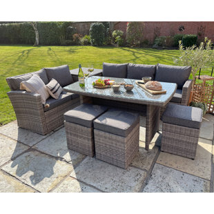 Wayfair corner deals dining set